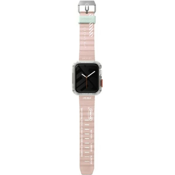 Skinarma Band Shokku Apple Watch 45/44/42mm light pink - (SK-SHOKKU-LPINK45)