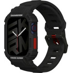 Skinarma Band+Case Mecha 2in1 Apple Watch 45/44mm black - (SK-WS-MECHA-BLK45)