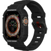 Skinarma Band+Case Mecha 2in1 Apple Watch 49mm black - (SK-WS-MECHA-BLK49)
