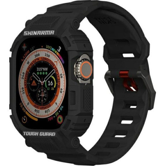 Skinarma Band+Case Mecha 2in1 Apple Watch 49mm black - (SK-WS-MECHA-BLK49)