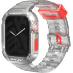 Skinarma Band+Case Saido 2in1 Apple Watch 45/44mm clear - (SK-WS-SAIDO-CLR45)