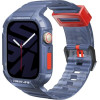 Skinarma Band+Case Saido 2in1 Apple Watch 45/44mm dark blue - (SK-WS-SAIDO-DBLE45)