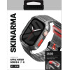Skinarma Band+Case Saido 2in1 Apple Watch 45/44mm smoke - (SK-WS-SAIDO-SMK45)
