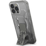 Skinarma case Helio iPhone 16 Pro 6.3'' Magnetic Charging + Grip Stand titanium - (SK-2024IPP63-HELIO-TIT)