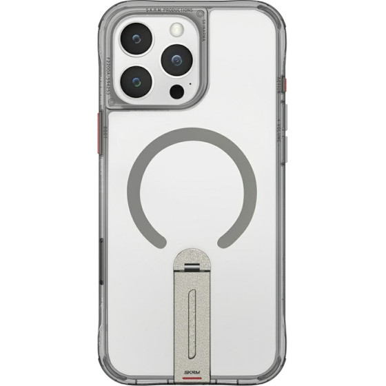 Skinarma Case Helix for iPhone 16 Pro Magnetic Charging 360 Rotating Stand titanium - (SK-IP16PRO-HELIX-TIT)