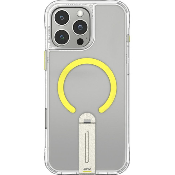 Skinarma Case Helix for iPhone 16 Pro Magnetic Charging 360 Rotating Stand transparent - (SK-IP16PRO-HELIX-CLR)