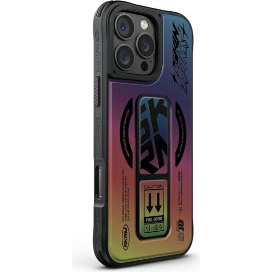 Skinarma case Kira Kobai iPhone 16 Pro Max 6.9'' Magnetic Charging Grip Stand hologram - (SK-2024IPP69-KIRAB-HOL)
