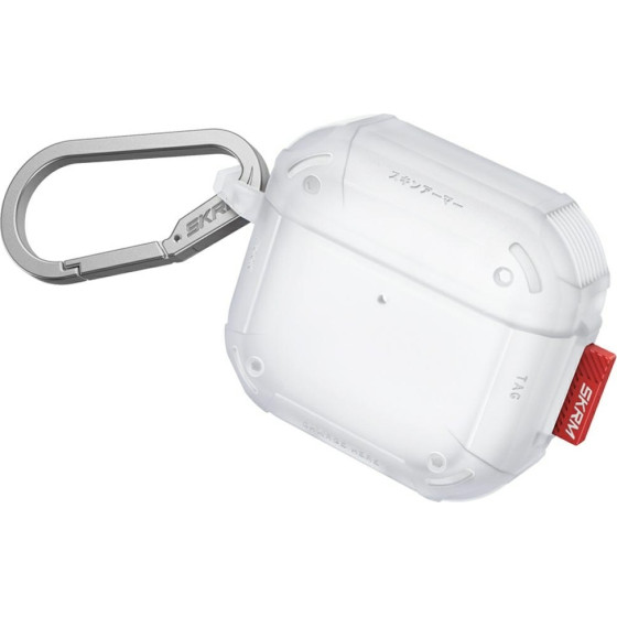 Skinarma Case Mecha CE for AirPods 4 frost - (SK-AP4MECCE-FRT)
