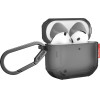 Skinarma Case Mecha CE for AirPods 4 smoke - (SK-AP4MECCE-SMK)