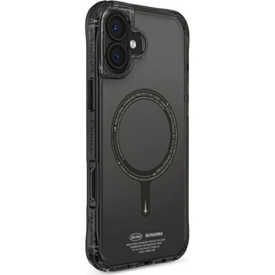Skinarma case Saido iPhone 16 6.1'' Magnetic Charging black - (SK-2024IP61-SDOMS-BLK)