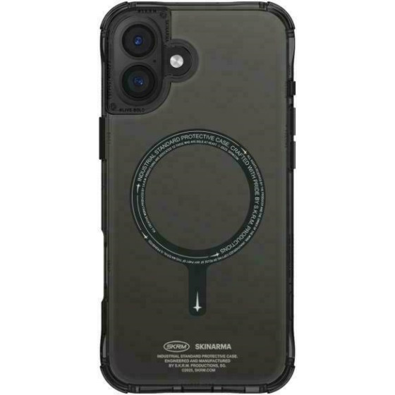 Skinarma case Saido iPhone 16 Plus 6.7'' Magnetic Charging black - (SK-2024IP67-SDOMS-BLK)
