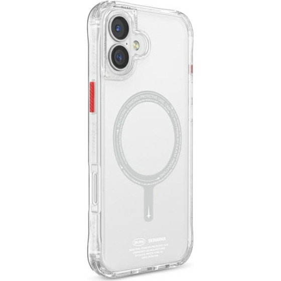 Skinarma case Saido iPhone 16 6.1'' Magnetic Charging clear - (SK-2024IP61-SDOMS-CLR)