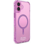Skinarma case Saido iPhone 16 6.1'' Magnetic Charging pink - (SK-2024IP61-SDOMS-PNK)