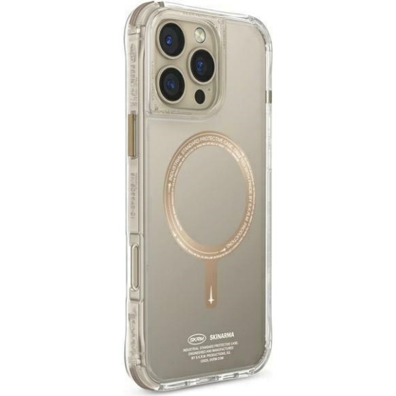 Skinarma case Saido iPhone 16 Pro 6.3'' Magnetic Charging champagne - (SK-2024IPP63-SDOPRM-GLD)