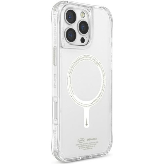 Skinarma case Saido iPhone 16 Pro 6.3'' Magnetic Charging green (niteglow) - (SK-2024IPP63-SDOGLOW-GRN)