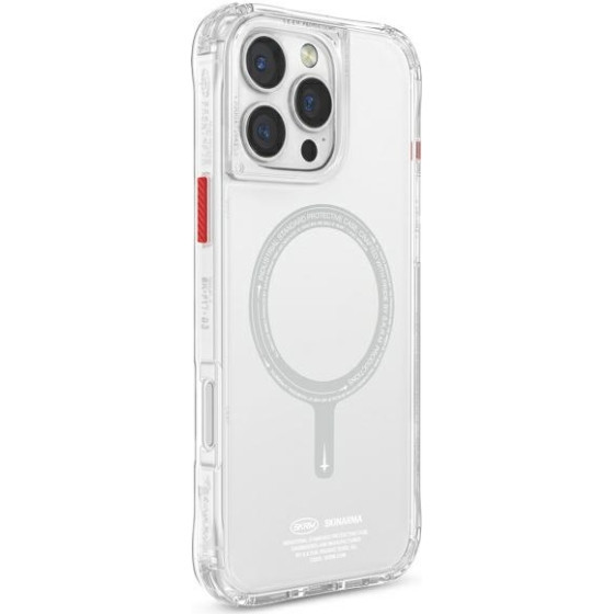 Skinarma case Saido iPhone 16 Pro 6.3'' Magnetic Charging clear - (SK-2024IPP63-SDOMS-CLR)