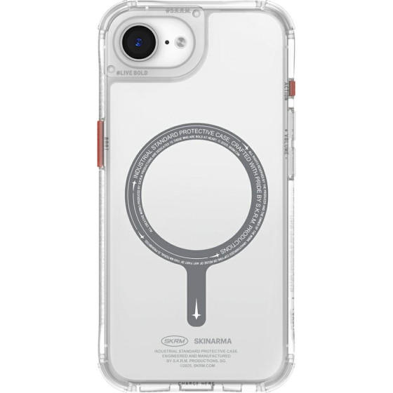 Skinarma Case Saido MagSafe for iPhone 16e clear - (SK-IP16E-SDOMS-CLR)
