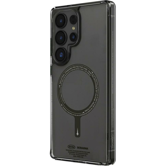 Skinarma Case Saido MagSafe for Samsung Galaxy S25 Ultra black - (SK-S25U-SDOMS-BLK)