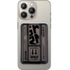 Skinarma Wallet Kado Kira Kobai Mag-Charge Grip Stand gunmetal - (SK-KADO-KIRAGMT)