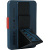Skinarma Wallet Mirage Spunk Magnetic Grip Stand blue - (SK-MIRAGE-SPKBLU)