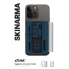 Skinarma Wallet Mirage Spunk Magnetic Grip Stand blue - (SK-MIRAGE-SPKBLU)