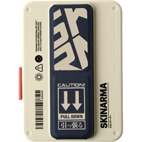 Skinarma Wallet Mirage Spunk Magnetic Grip Stand ivory - (SK-MIRAGE-SPKBGE)