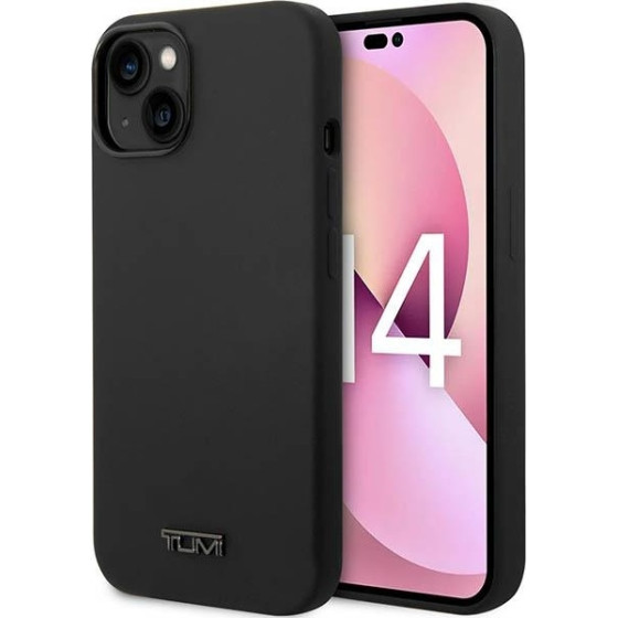 Tumi iPhone 14 Plus / 15 Plus 6.7'' black hardcase Liquid Silicone - (TUHCP14MSK)