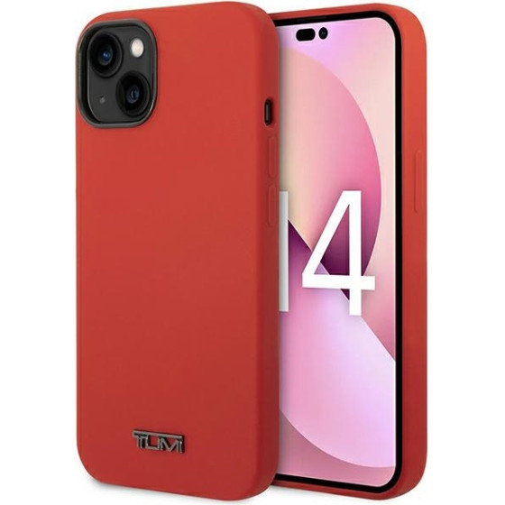 Tumi iPhone 14 Plus / 15 Plus 6.7'' red hardcase Liquid Silicone - (TUHCP14MSR)