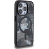 Tumi iPhone 15 Pro 6.1'' black hardcase with Frosted Camo Print and MagSafe - (TUHMP15LTCAMK)