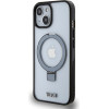 Tumi iPhone 15 / 14 / 13 6.1'' white hardcase with Transparent Ring Stand and MagSafe - (TUHMP15SSSFC)