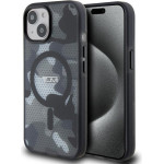 Tumi iPhone 15 / 14 / 13 6.1'' black hardcase with Frosted Camo Print and MagSafe - (TUHMP15STCAMK)