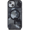 Tumi iPhone 15 / 14 / 13 6.1'' black hardcase with Frosted Camo Print and MagSafe - (TUHMP15STCAMK)