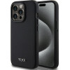 Tumi iPhone 15 Pro 6.1'' black hardcase with Leather Ballistic Pattern and MagSafe - (TUHMP15LRBAK)