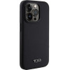 Tumi iPhone 15 Pro 6.1'' black hardcase with Leather Ballistic Pattern and MagSafe - (TUHMP15LRBAK)