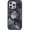 Tumi iPhone 15 Pro Max 6.7'' black hardcase with Frosted Camo Print and MagSafe - (TUHMP15XTCAMK)