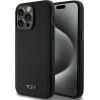 Tumi iPhone 15 Pro Max 6.7'' black hardcase with Leather Ballistic Pattern and MagSafe - (TUHMP15XRBAK)