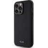 Tumi iPhone 15 Pro Max 6.7'' black hardcase with Leather Ballistic Pattern and MagSafe - (TUHMP15XRBAK)
