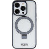 Tumi iPhone 15 Pro Max 6.7'' white hardcase with Transparent Ring Stand and MagSafe - (TUHMP15XSSFC)