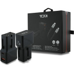 Tumi Power Charger Travel Adapter 25W USB-C / USB-A + Cable USB-C/USB-C black - (TUBSA25CACK)
