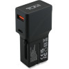 Tumi Power Charger Travel Adapter 25W USB-C / USB-A + Cable USB-C/USB-C black - (TUBSA25CACK)