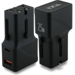 Tumi Power Charger Travel Adapter 25W USB-C / USB-A black - (TUTA25WMSLK)