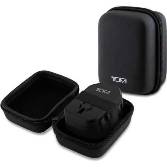 Tumi travel adapter 20W USB-C / 2xUSB-A black - (TUTA20WMSLK)