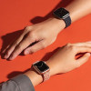 UNIQ Aspen Strap Apple Watch 40/38/41mm Series 1/2/3/4/5/6/7/8/SE/SE2 Braided DE citrus pink - (UNIQ-41MM-ASPDECPNK)