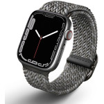 UNIQ Aspen Strap Apple Watch 44/42/45 mm Series 1/2/3/4/5/6/7/8/SE/SE2 Braided DE pebble grey - (UNIQ-45MM-ASPDEPGRY)