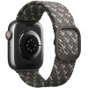 UNIQ Aspen Strap Apple Watch 44/42/45 mm Series 1/2/3/4/5/6/7/8/SE/SE2 Braided DE pebble grey - (UNIQ-45MM-ASPDEPGRY)