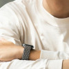UNIQ Aspen Strap Apple Watch 44/42/45 mm Series 1/2/3/4/5/6/7/8/SE/SE2 Braided DE pebble grey - (UNIQ-45MM-ASPDEPGRY)