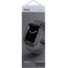 UNIQ Aspen Strap Apple Watch 44/42/45 mm Series 1/2/3/4/5/6/7/8/SE/SE2 Braided DE pebble grey - (UNIQ-45MM-ASPDEPGRY)