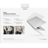 UNIQ Claro Bookcase MacBook Air 13 (2022) dove matte clear - (UNIQ-MA13(2022)-CLAROMCLR)