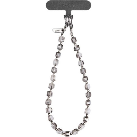 Uniq Coehl Candy Gem Handstrap uniwersalny sznurek do telefonu na reke srebrny/silver spar - (UNIQ-CANDYGEM-HSSILV)