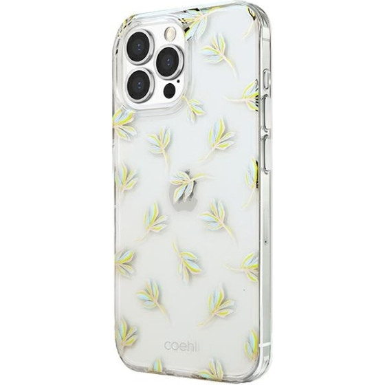 UNIQ Coehl Fleur Case iPhone 13 Pro Max 6,7'' sky blue - (UNIQ-IP6.7HYB(2021)-FLRBLU)